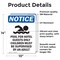 Signmission Pool For Hotel Guests Sign With Symbol, 10 in W x Rectangle, Vinyl Decal OS-2PACK-NS-D-1014-V-17687 - alternate 4
